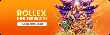Kasino langsung dan slot Rollex kini tersedia di M2 Casino